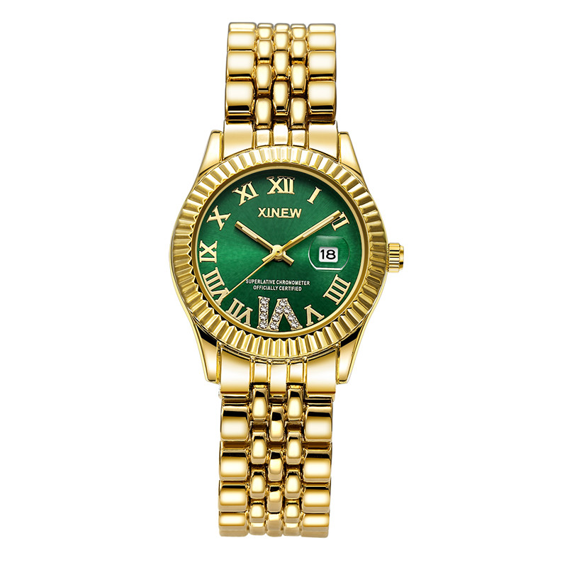 Luxury Watch Brand For Women - Ladies Big Brand Golden Watches Women
