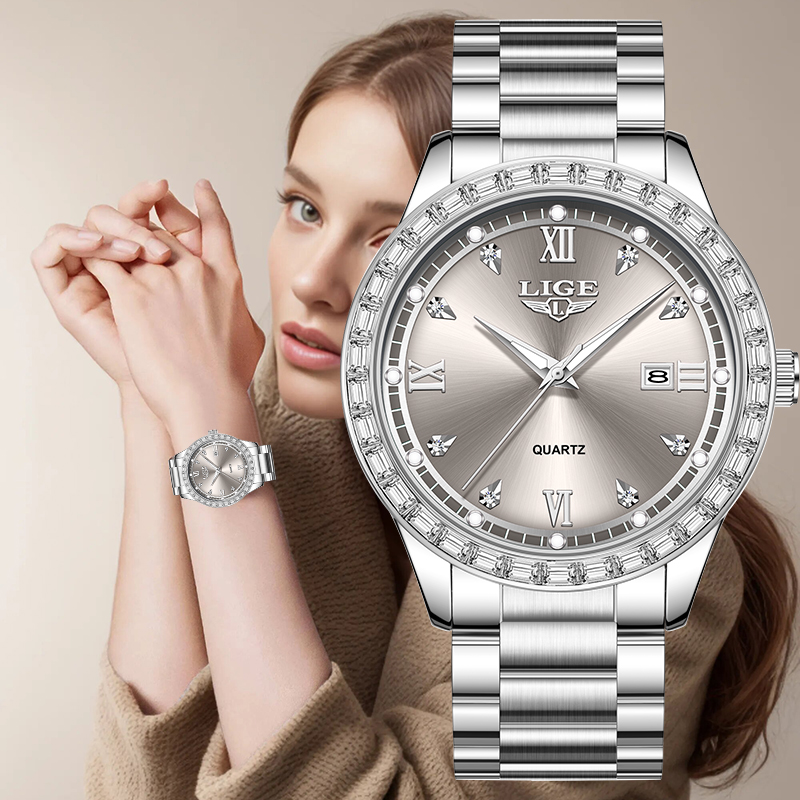 Luxury Watch News - LIGE Quartz Wristwatch 2026 Luxury Women's