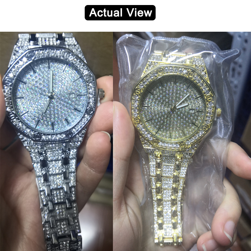 Iced Out Watch for Men Gold Wa - Luxury Watch News review and price