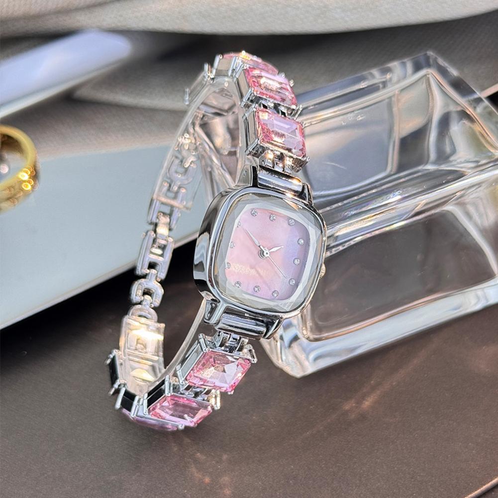 Sparkling Bracelet Watch Squar - Luxury Watch Female review and price