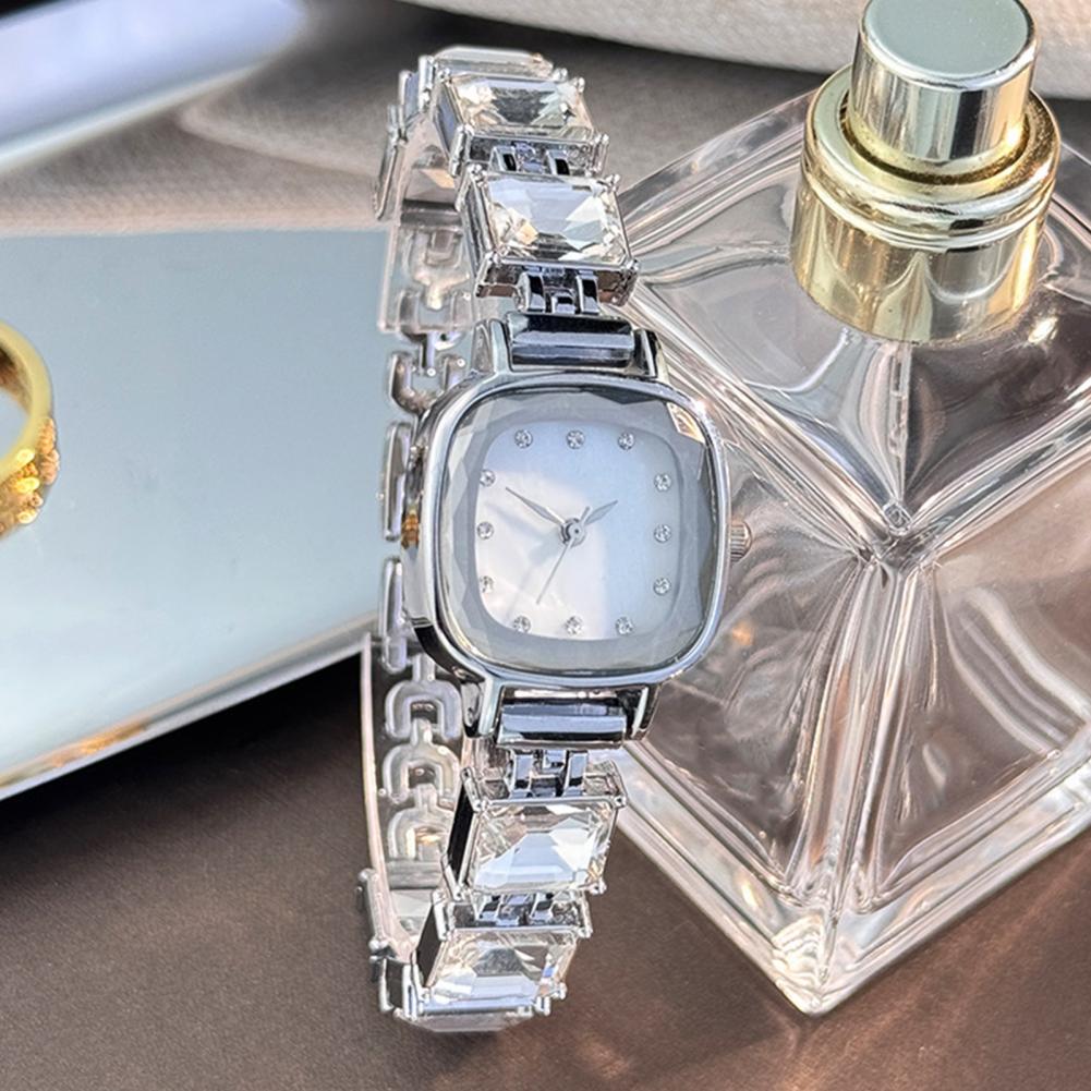 Sparkling Bracelet Watch Squar - Luxury Watch Female review and price