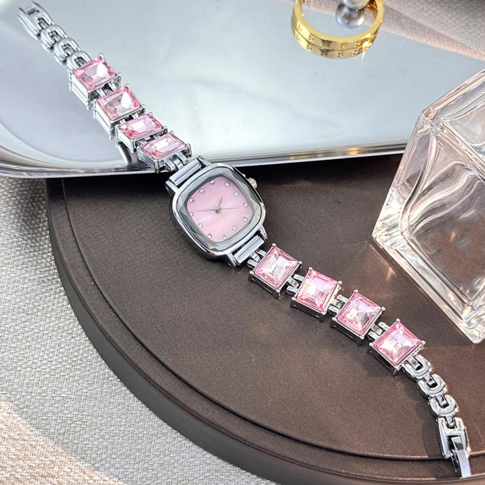 Sparkling Bracelet Watch Squar - Luxury Watch Female review and price