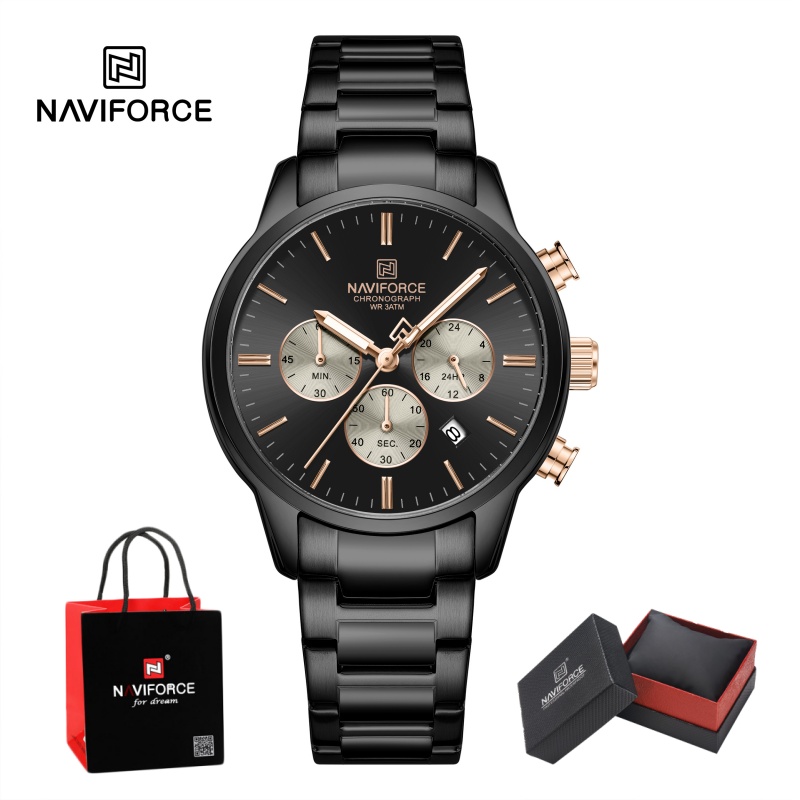 NAVIFORCE Men Quartz Chronogra - Luxury Watch Display review and price