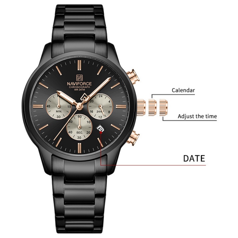 NAVIFORCE Men Quartz Chronogra - Luxury Watch Display review and price