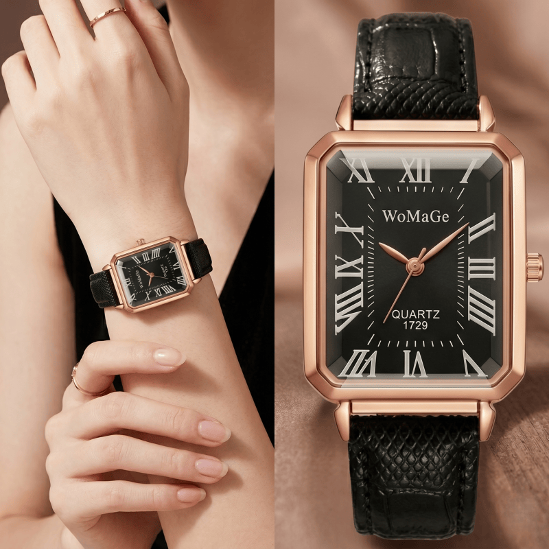 Fashion Rectangle Quartz Watch - Luxury Watch Brand For Women review and price