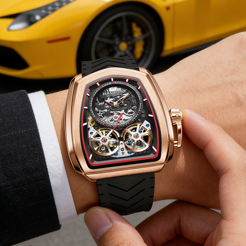 Double Flying Wheel Hollow Wat - Minute Repeater Watch review and price