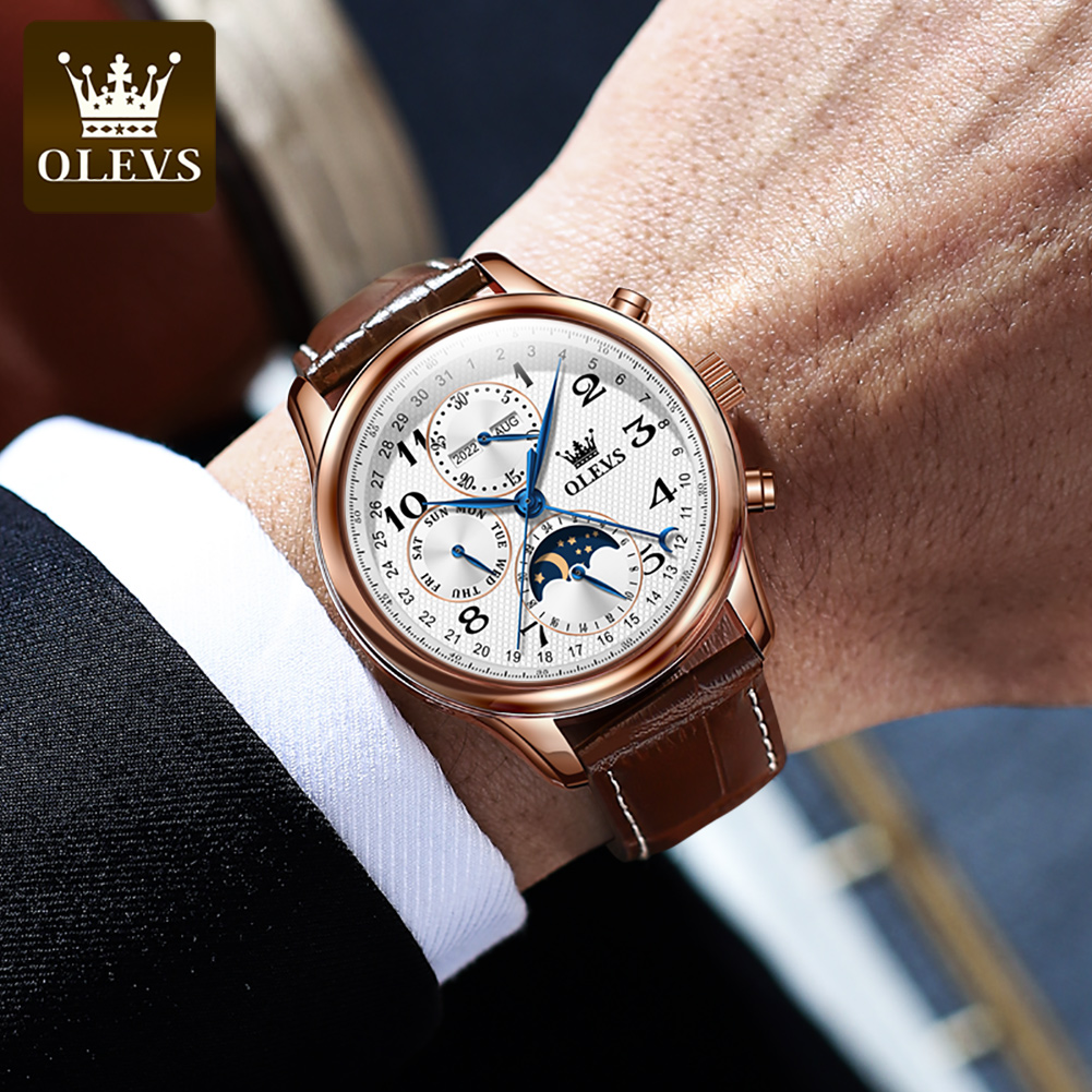 OLEVS 6667 Hot Luxury Original - Minute Repeater Watch review and price
