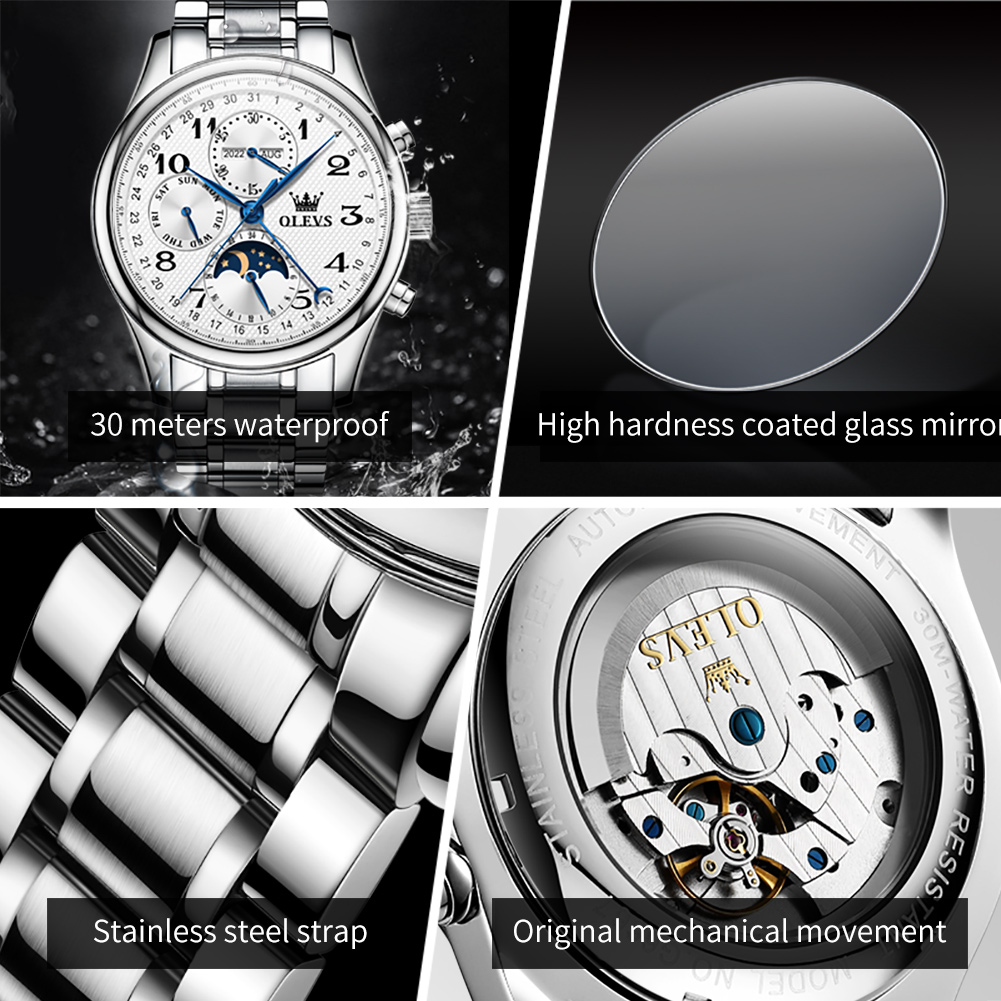 OLEVS 6667 Hot Luxury Original - Minute Repeater Watch review and price