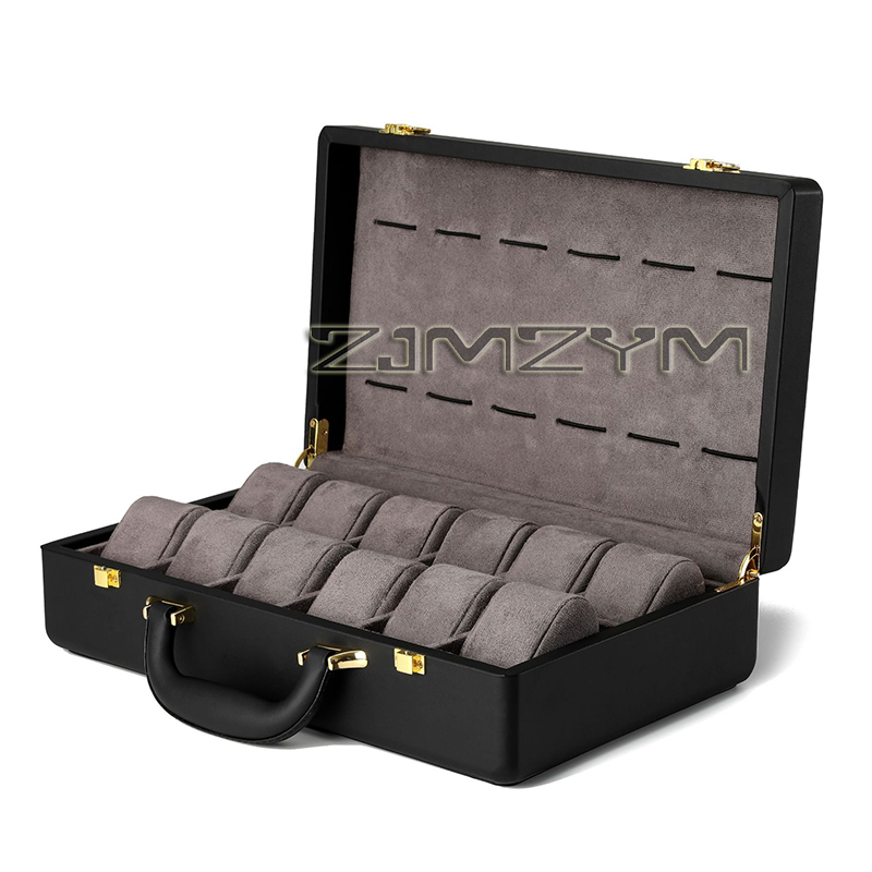 12 Slots Watch Box Mens Watche - Luxury Watch Display review and price