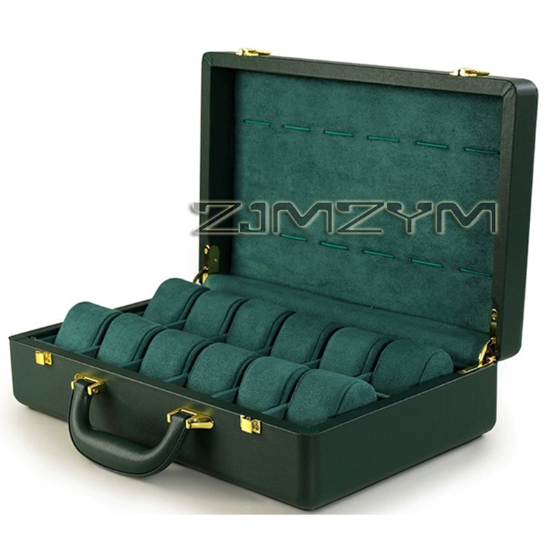 12 Slots Watch Box Mens Watche - Luxury Watch Display review and price